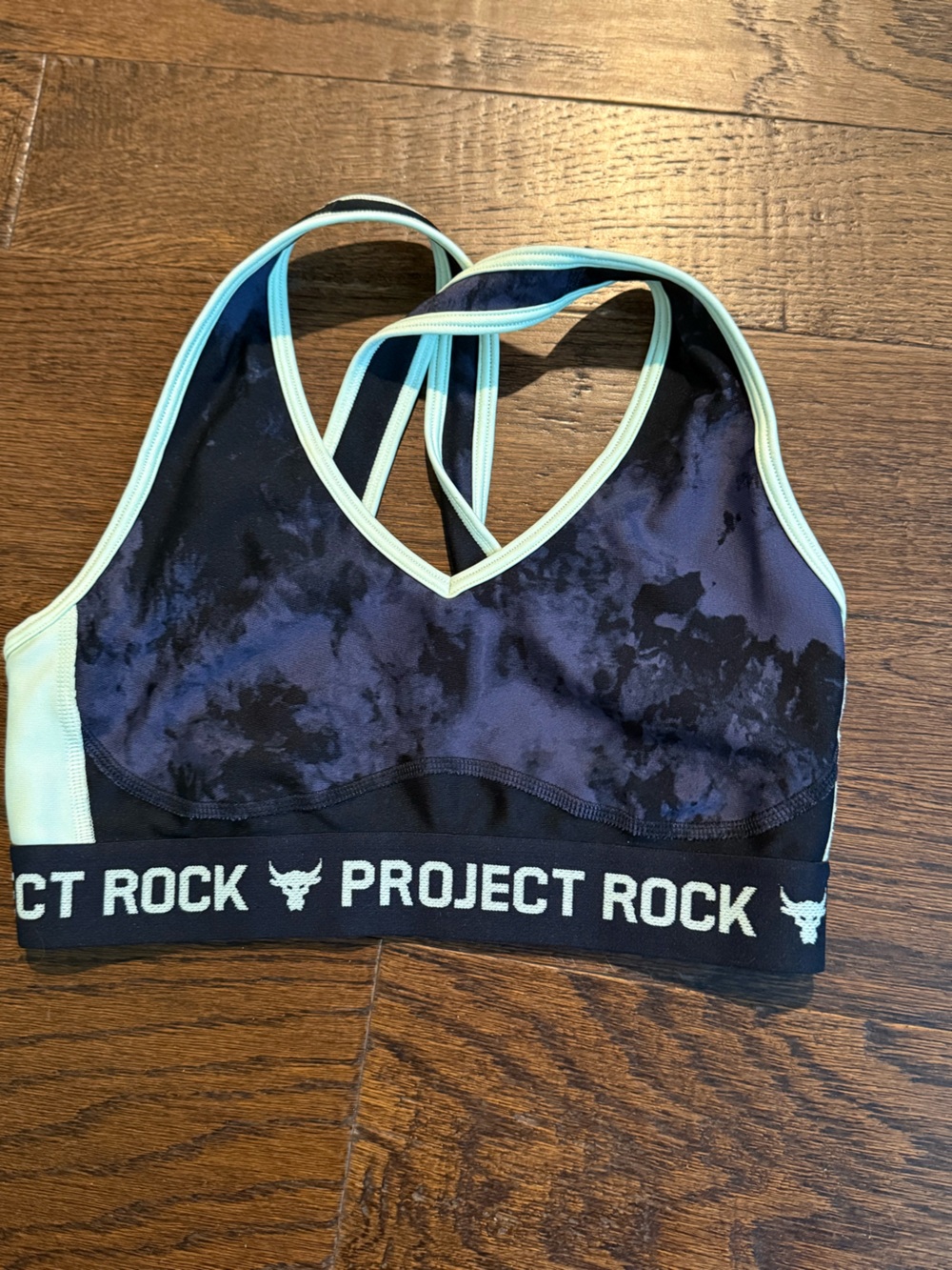 Women's Project Rock  Tie-Dye Sports Bra under Armour size Snall